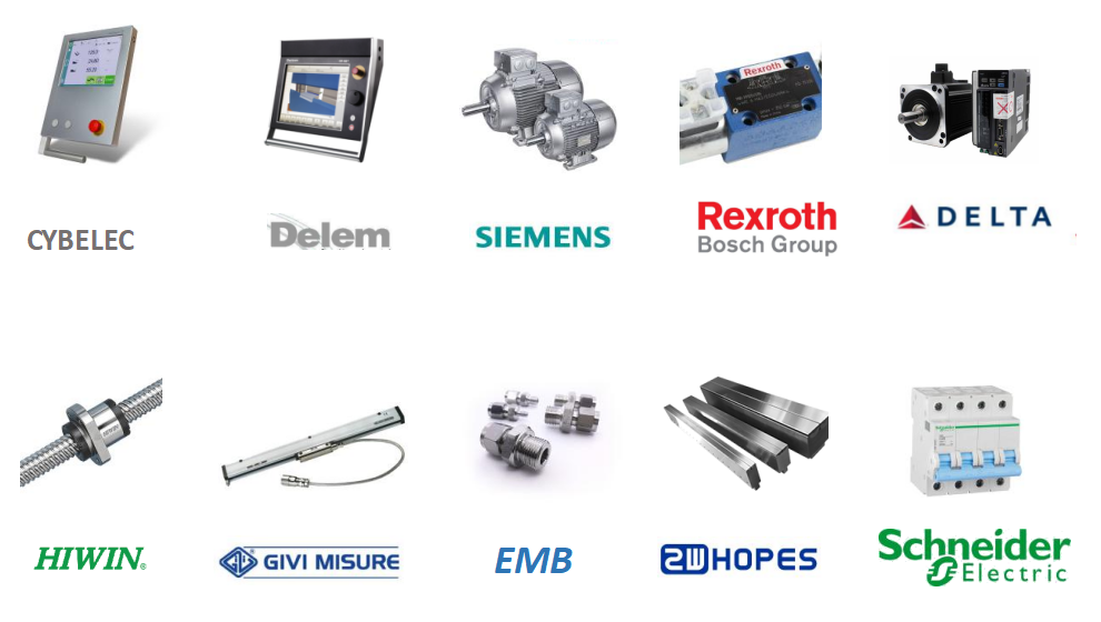 160t-4000 4-axis Cnc Hydraulic Bending Machine Press Brake 160t-4000 4-assige CNC Hydraulische Buigmachine Kantpers