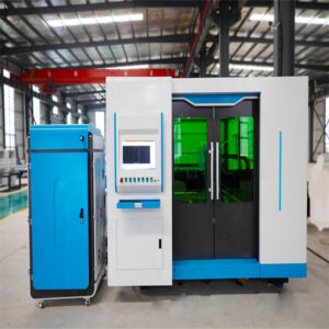 3015 Fiberlasersnijmachine voor het met hoge snelheid snijden van 1-6 mm metalen materialen