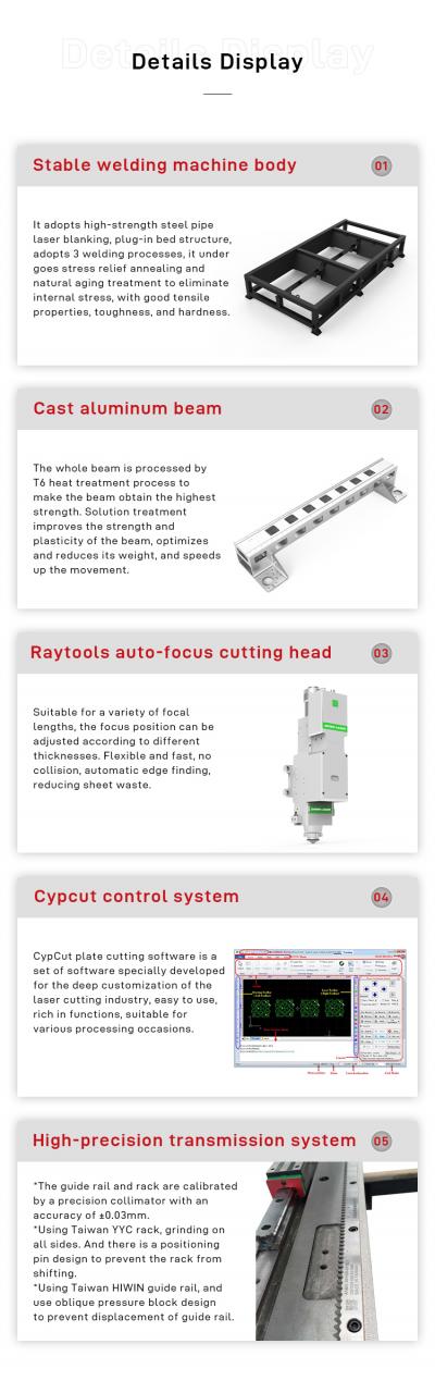 500w plaatwerk goedkope prijs Fiber lasersnijmachine te koop