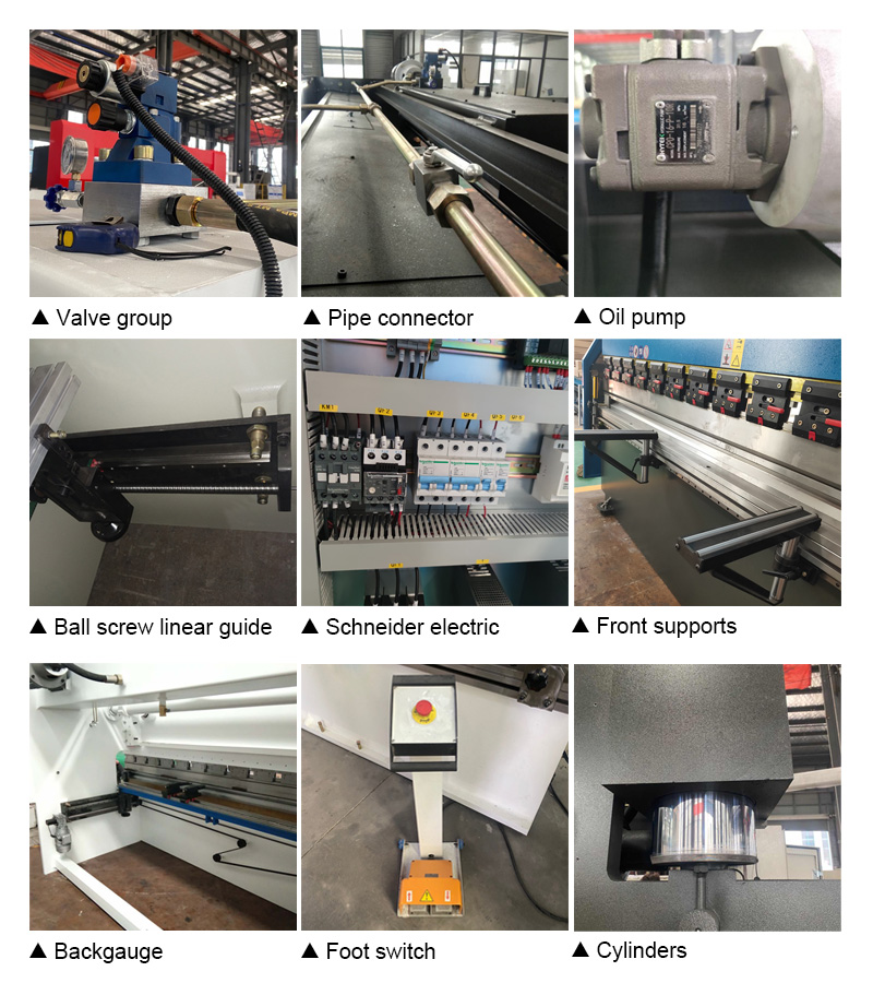 63t 2500mm Nc Carbon Steel Sheet Bending Machine Hydraulic Press Brake 63t 2500mm Nc Koolstofstaalplaat Buigende Machine Hydraulische Persrem
