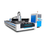 China Industriële metalen aluminium 1kw 2kw plaatwerk Fiber lasersnijmachine