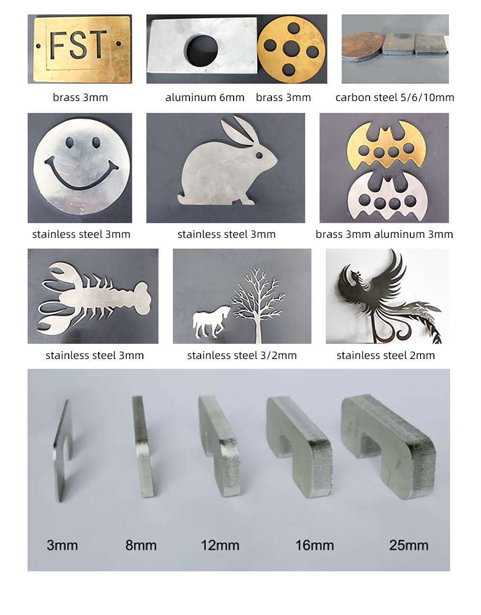 Carbon Iron Aluminum Metal Stainless Steel Cnc Fiber Laser Cutting Machine Koolstofijzer Aluminium Metaal Roestvrij staal Cnc Fiber Lasersnijmachine