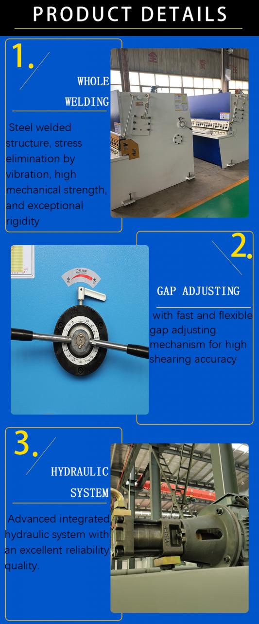 Hydraulische Guillotineschaar Machine Qc12y 8*6000mm Guillotine Industriële Plaatwerk Aluminium Rvs Snijden Scheren M