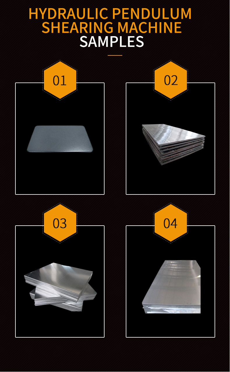 Hydraulic Pendulum Cnc Swing Beam Sheet Metal Plate Shearing Machine Hydraulische slinger Cnc Swing Beam plaatwerk plaat knipmachine