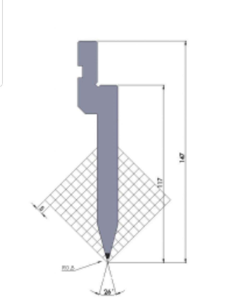 Hydraulic Press Brake Of 130t/3200mm 4+1 Axis Delem Da53t Cnc Press Brake Hydraulische afkantpers van 130t / 3200 mm 4 + 1 as Delem Da53t Cnc-persrem