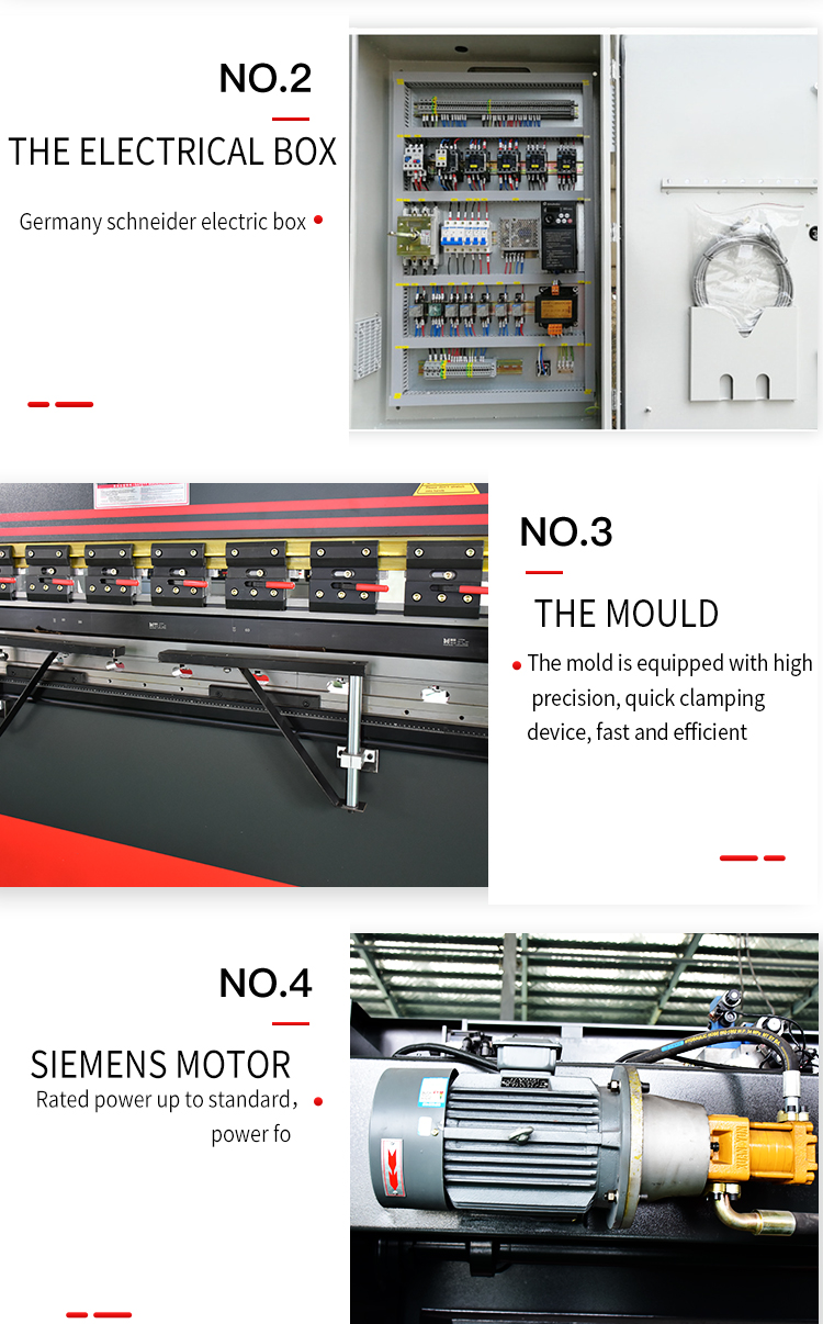 Wc67y 100t Sheet Iron Hydraulic Press Brake Machine Bending Machine Price Wc67y 100t plaatijzer Hydraulische persremmachine Buigmachine Prijs: